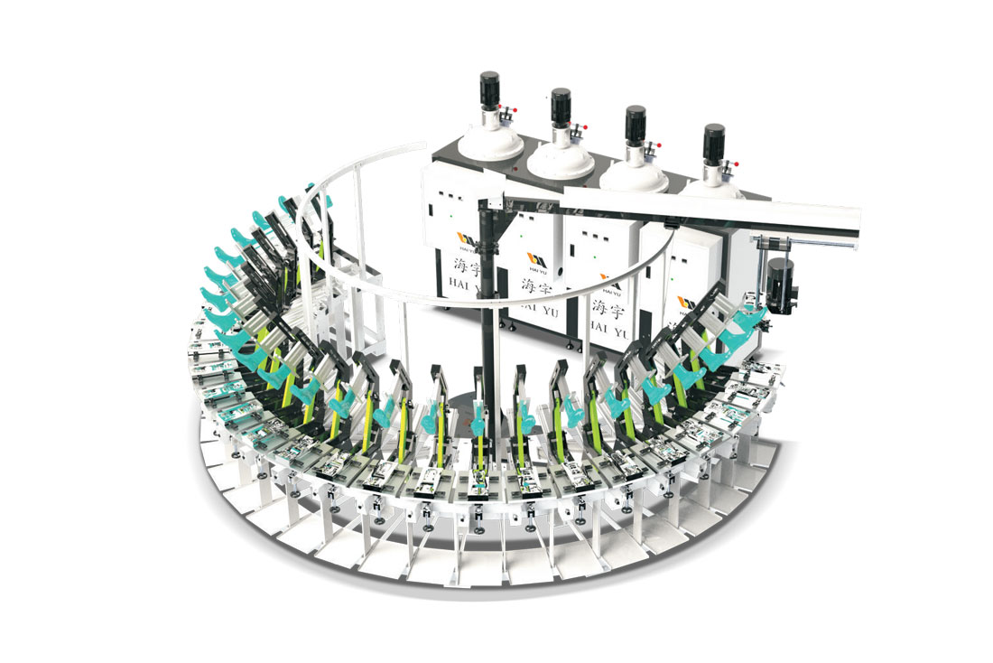HY-BP3I1-120M/250M手动扇型聚氨酯浇注机